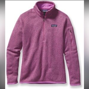 WORN ONCE PATAGONIA PURPLE BETTER SWEATER QUARTER ZIP PULLOVER - SKU:547